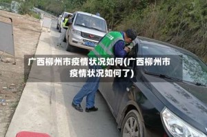 广西柳州市疫情状况如何(广西柳州市疫情状况如何了)