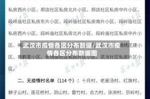 武汉市疫情各区分布数据/武汉市疫情各区分布数据图