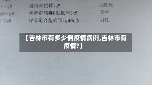 【吉林市有多少例疫情病例,吉林市有疫情?】-第2张图片