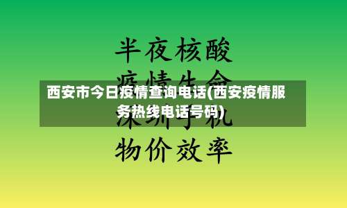 西安市今日疫情查询电话(西安疫情服务热线电话号码)-第1张图片