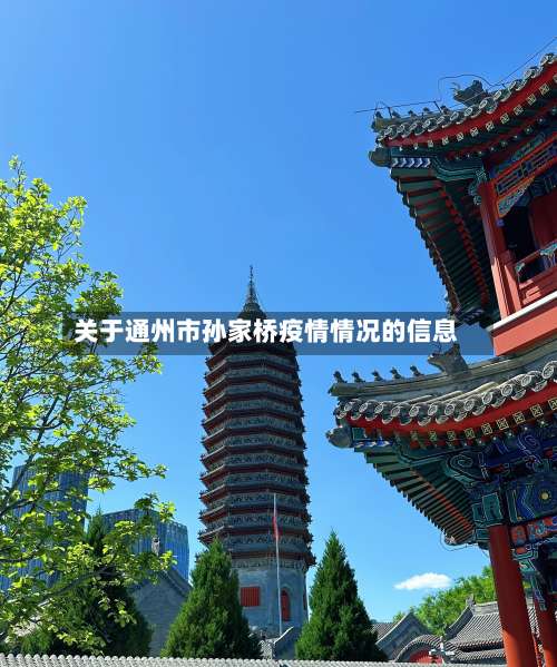关于通州市孙家桥疫情情况的信息-第1张图片